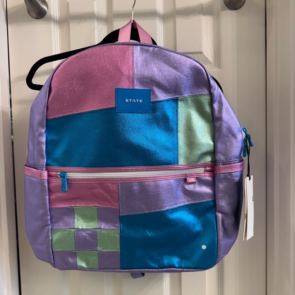 NWT STATE Kane Kids Large Backpack 
Color: Patchwork